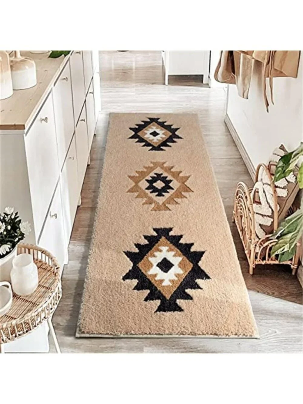Boho Bathroom Runner Rugs 24